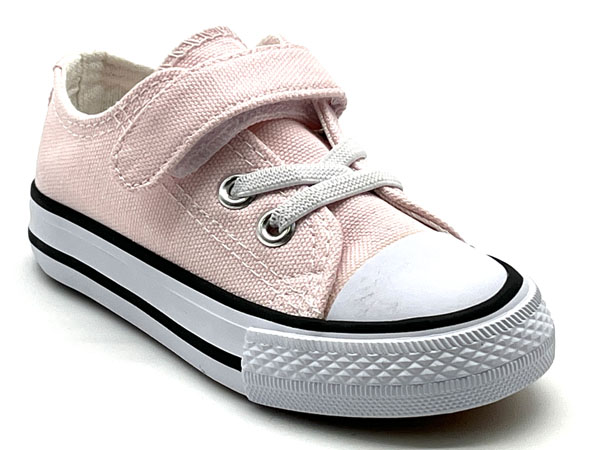 Producto Zapatilla loneta velcro puntera niñ@ rosa claro 20/23 Rep basket convers