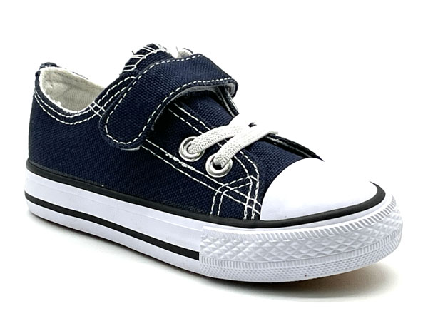 Producto Zapatilla loneta velcro puntera niñ@ marino 20/23 Rep basket convers