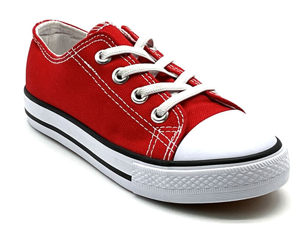 Producto Zapatilla loneta puntera niñ@ rojo 24/35 Rep basket convers