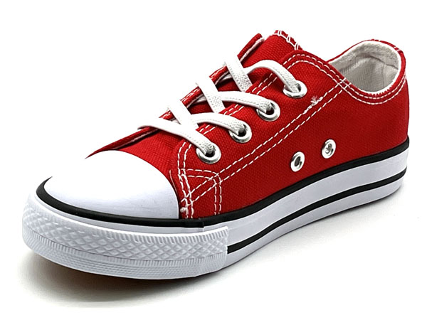 Producto Zapatilla loneta puntera niñ@ rojo 24/35 Rep basket convers