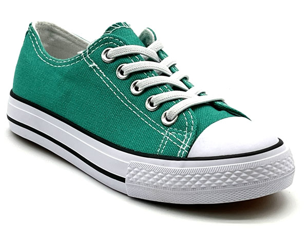 Producto Zapatilla loneta puntera niñ@ verde 24/35 Rep basket convers
