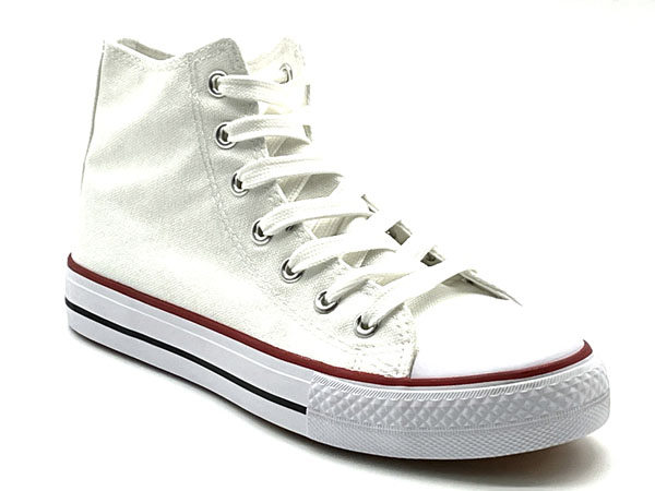 Producto Zapatilla loneta bota puntera unisex blanco 36/41 Rep basket convers