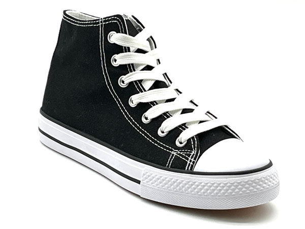 Producto Zapatilla loneta bota puntera unisex negro 36/41 Rep basket convers