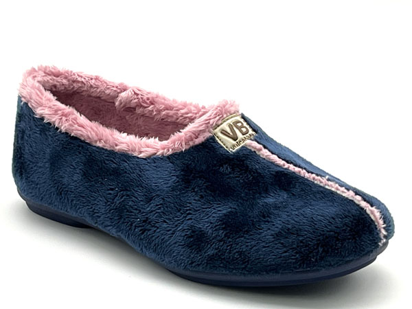 Producto Zapatilla cerrada mujer suatex marino malva 36/42 Confort Flex