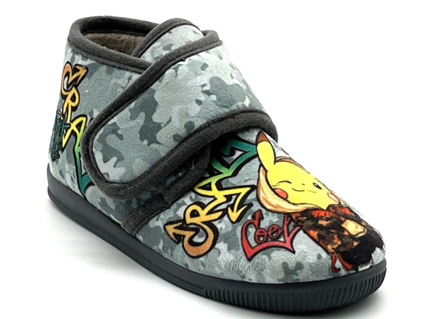 Producto Zapatilla bota velcro niñ@ grenoble gris 28/35 Confort Flex