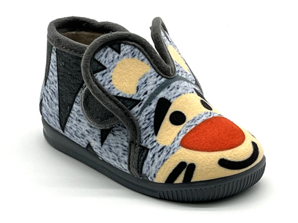Producto Zapatilla bota velcro niñ@ grenoble gris 18/25 Confort Flex