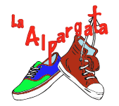 logotipo calzados la alpargata